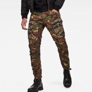 NWT G-Star Raw Rovic RC 3D Straight Tapered Camo Pants 33x32  BinR